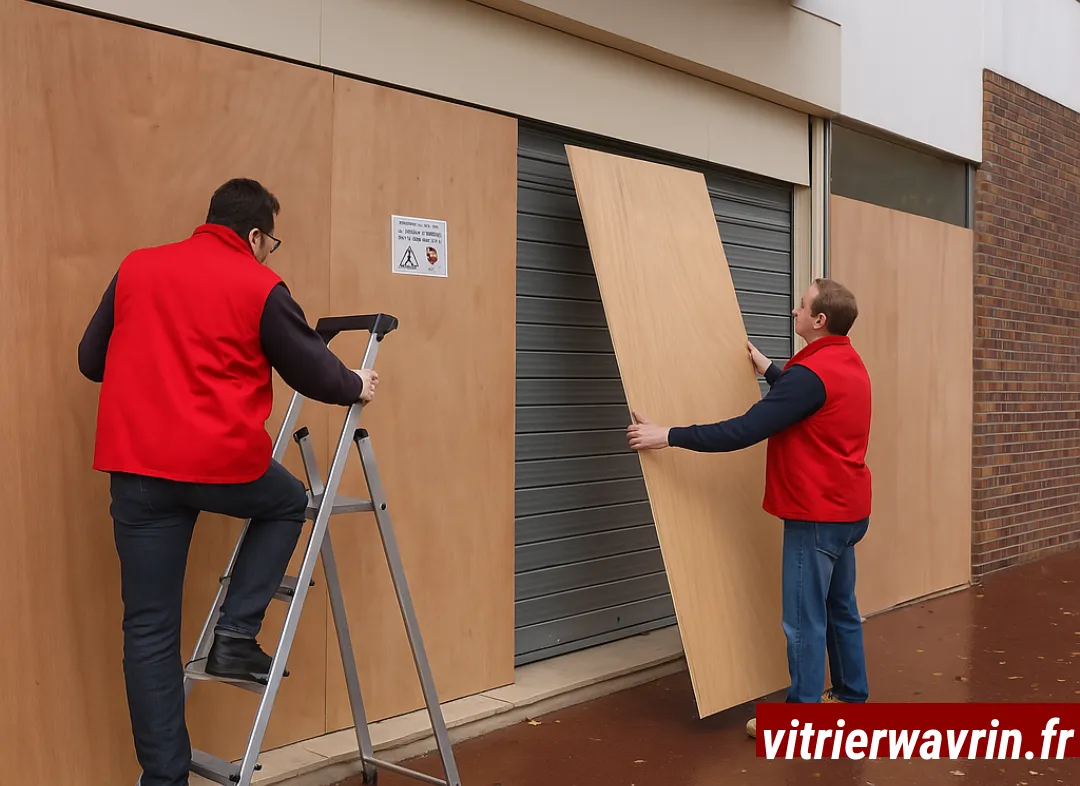 Mise en sécurité fermeture provisoire Wavrin